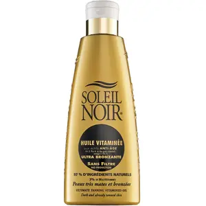 Soleil Noir Ultra Tanning Gevitaminiseerde Droge Olie Filtervrij Spray 150 ml pas cher