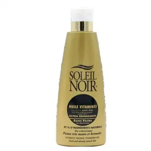 Soleil Noir Ultra-Bronzing Gevitamineerde Olie Filtervrij 150 ml pas cher