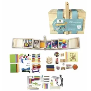 Boîte d'activités manuelles en bois SYCOMORE - 1000 pcsVendu parcdiscount