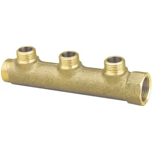 ANQUIER Collecteur entraxe 50mm Mâle Femelle 1' - 3 Départs Mâle 1/2 pas cher