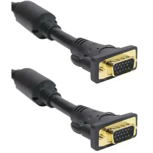 Erard Câble VGA HD-15 Mâle pour HD-15 Mâle 5 m Noir et or pas cher