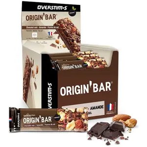 Overstims Boîte De Barres énergétiques Origin Bar Chocolat Noir Et Amandes 25 Unités pas cher
