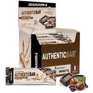 Overstims Boîte De Barres énergétiques Authentic Chocolat&cacahuète 65g 32 Unités pas cher
