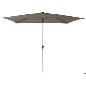 Parasol - PROLOISIRS - 2x3m - Mât droit - Aluminium - Taupe pas cher