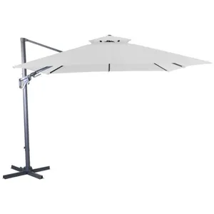Comparateur de prix : Proloisirs Parasol Déporté Inclinable Et Orientable Bioclim 3 X 3 M