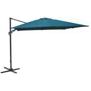Proloisirs Parasol Deporte 3x3/8 Nh20 Inclinable Manivelle - Bleu pas cher