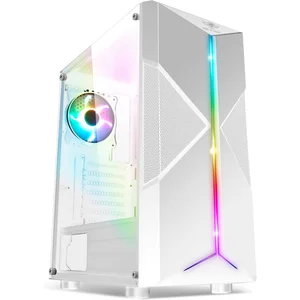 SPIRIT OF GAMER - CLONE III, Boitier PC Gamer RGB Blanc, Pour ATX/mATX... pas cher