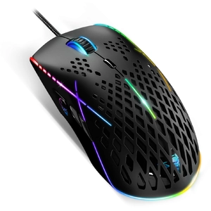 SPIRIT OF GAMER - Souris Optique Gaming XPERT-M100 Ambidextre - Rétro Eclairage LED RGB Personnalisable 12400 DPI - 8 Boutons pas cher