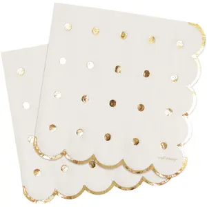 Serviette en papier SCRAPCOOKING x20 gold pas cher
