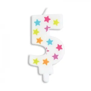 Bougie SCRAPCOOKING numero 5 pas cher