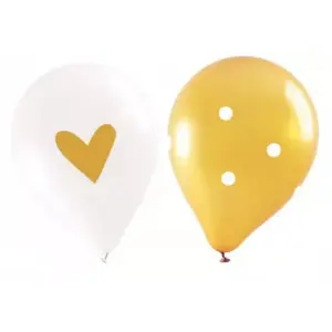 Ballon anniversaire SCRAPCOOKING x6 AO goldVendu parboulanger