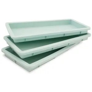 Scrapcooking Moules à cake rectangulaire x3 vert deau - 2976 pas cher