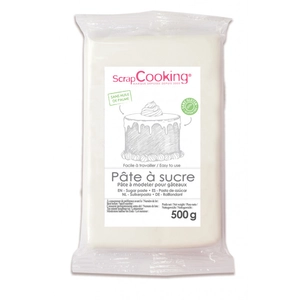 ScrapCooking SCRAP COOKING Pâte à sucre blanche (vanille) - 500g pas cher