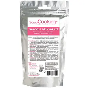SCRAPCOOKING Glucose déshydraté 200 grammes pas cher