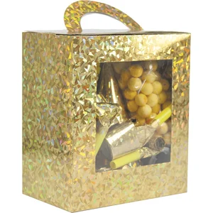 PARTYPRO - Gouden cotillion kit voor 10 personen pas cher