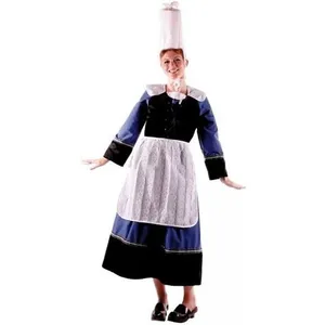 Costume Bretonne femme - Taille ML - Noir Bleu - AdulteVendu parcdiscount