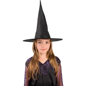 PARTY PRO PTIT CLOWN - Spitse zwarte heksenhoed voor kinderenVendu parbol