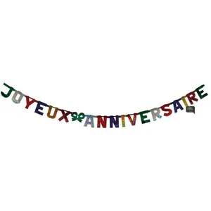 PARTY PRO Guirlande joyeux anniversaire (2 20 m) pas cher