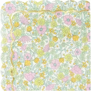 PARTYPRO - 16 bloemen papieren servetten 33 x 33 cmVendu parbol