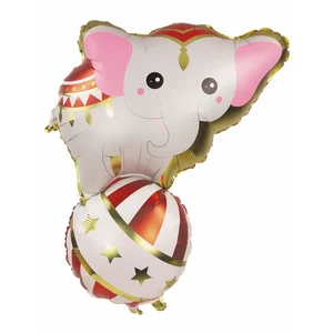 PARTYPRO - Aluminium ballon olifant vintage circus 78x60 cm pas cher
