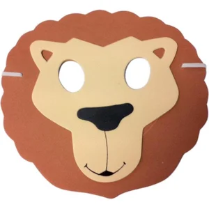 PARTYPRO - Leeuwen masker voor kinderen - Maskers > Half maskers pas cher