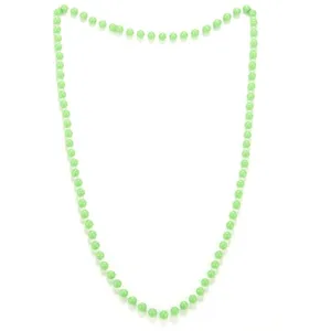 PARTY PRO Collier perles vertes adulte - Marque inconnue - Hauteur 45 cm - Plastique pas cher