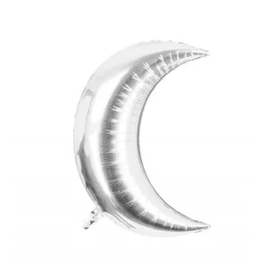 PARTYPRO - Zilveren aluminium maanballon voor feestdecoratie pas cher