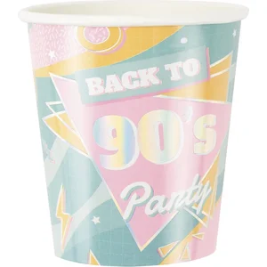 PARTYPRO - 8 kartonnen bekers jaren 90