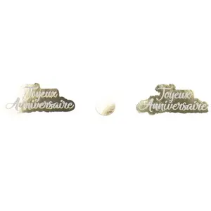 Confettis Joyeux Anniversaire - PARTY PRO - 913563G - 10gr - Papier épais - Assortiment pas cher