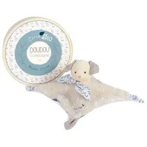 Comparateur de prix : Doudou et Compagnie Doudou Plat Botanic Chien Bleu - Doudou Et Compagnie