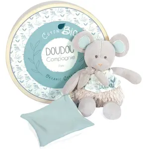 Doudou et Compagnie Doudou Botanic -Pantin Souris 22 Cm - Doudou Et Compagnie pas cher