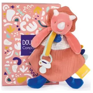 Doudou Doudou et Compagnie Calinosaures Lou DouDou Terracotta