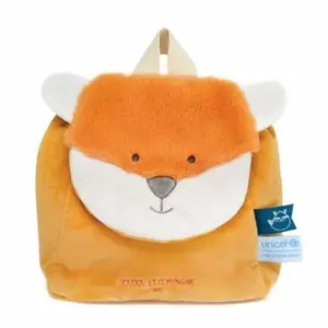 Sac à dos enfant Peluche Renard Doudou et Compagnie Unicef pas cher