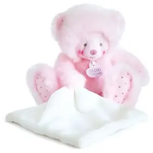Comparateur de prix : Trop Mimi - Ours avec Mouchoir Bleu / rose / blanc Doudou et Compagnie...