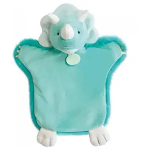 Doudou marionnette - DOUDOU ET COMPAGNIE - Dino - 25 cm - Plush - Mixte - Intérieur pas cher