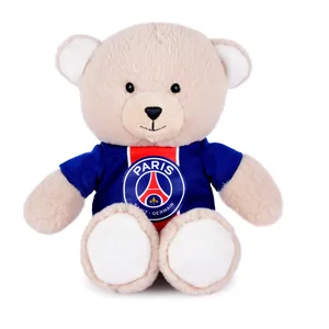 Peluche Doudou et Compagnie Porte-clés Ours PSG pas cher