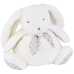 Lapin Doudou Pantin Blanc (42 cm) pas cher