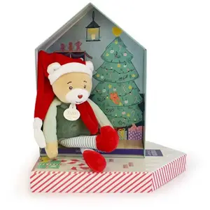 Doudou Farceur et sa maisonnette Cotillon (27 cm) pas cher