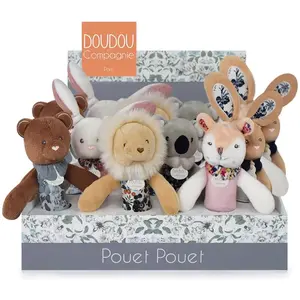 Doudou et Compagnie Présentoir Couineur 17cm 6x2ass (MQ12) (18 cm) pas cher