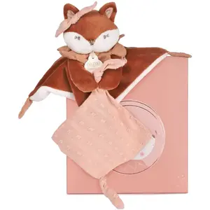 Doudou et Compagnie, Doudou, Mina Schmusetuch mit Schnullerhalter 22cm pas cher