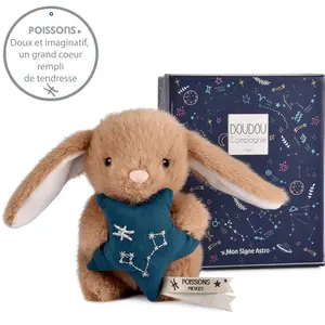 Doudou Astro Poissons (12 cm) pas cher
