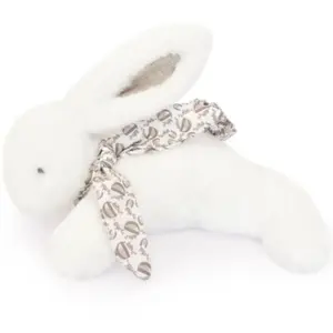 Peluche Lapin Doudou Pantin blanc (25 cm) pas cher