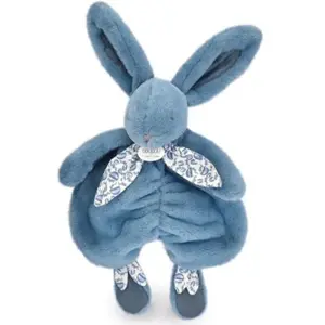 Lapin Doudou bleu (29 cm) pas cher