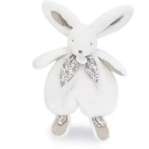 Lapin Doudou blanc (29 cm) pas cher