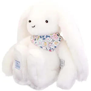Doudou et Compagnie Fleurette Hase weiss 35cm (35 cm) pas cher