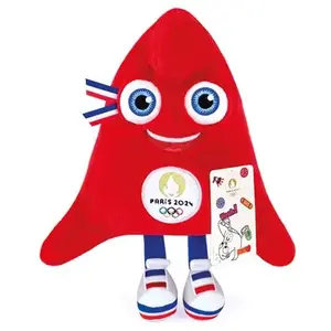 Doudou et Compagnie Peluche Mascotte Officielle Jeux Olympiques Paris 2024 - 25 cm pas cher
