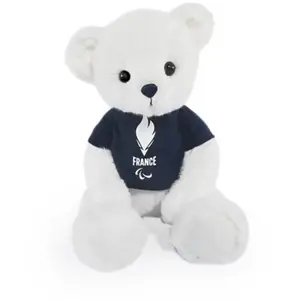 Comparateur de prix : Peluche Doudou et Compagnie Ours équipe de France Blanc