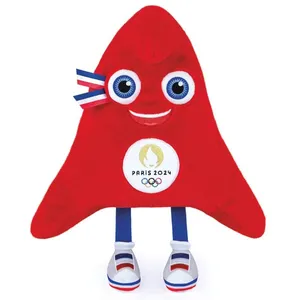 Doudou et Compagnie Peluche Mascotte Les Phryges - Oly 35 Cm - Paris 2024 pas cher