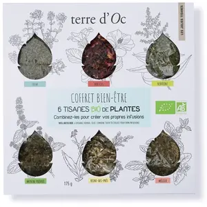 Coffret 6 plantes Bio Terre d'Oc Infusions Bien-être pas cher