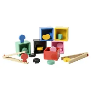 Oxybul Jeu de tri en bois avec pinces pas cher